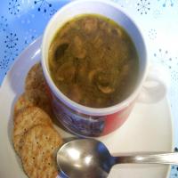Moosewood Mushroom Barley Soup! image
