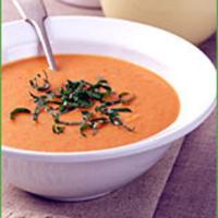 Cauliflower and Roasted-Red Pepper Chowder_image