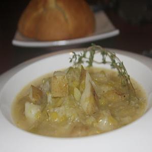 Rustic Potato Leek Soup image