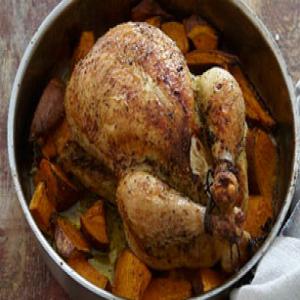 Roast Chicken with Sweet Potatoes_image