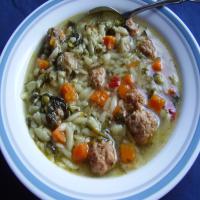 Nancy's Spinach Sausage Soup image