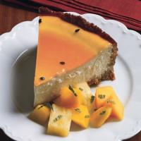 Coconut Cheesecake with Passion Fruit Glaze_image