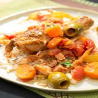 Braised Chicken with Dates, Lemon and Pine Nuts image