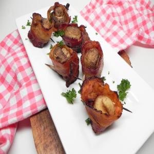 Grilled Mushrooms with Bacon_image