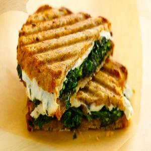Kale with Mozzarella and Hot Pepper Jelly Panini_image