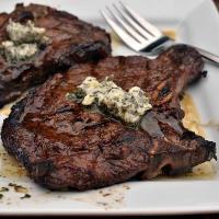 Marinated Herb Butter T Bone Steaks_image
