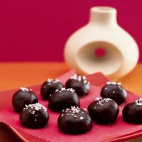 Caramel-Dark Chocolate Truffles with Fleur de Sel image
