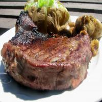 Grilled Rib Eye Steaks_image