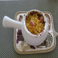 Carries Macaroni and Cheese With Ham image