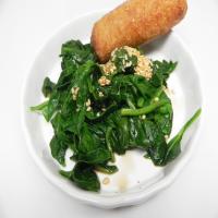 Vegan Japanese Spinach Salad image