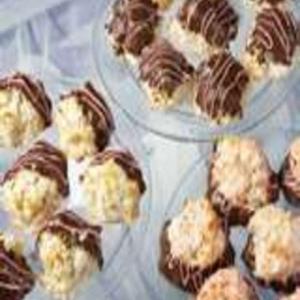 COCONUT MACAROONS Chocolate dipped by Freda_image