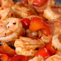 Red Chili Shrimp Stir-fry Recipe by Tasty_image