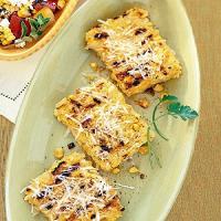 Grilled Polenta with Corn and Parmesan_image