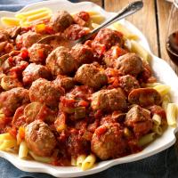 Spicy Sausage Meatball Sauce_image