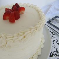 Elegant White Cake image