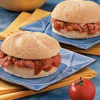Barbecue Ham Sandwiches_image