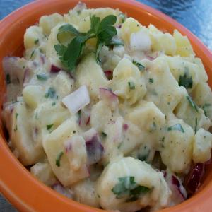 Warm Potato Salad With Goat Cheese image