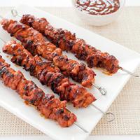 Charcoal-Grilled Barbecued Chicken Kebabs Recipe - (3.9/5)_image