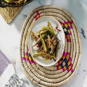 Pan-Seared Okra with Bacon_image