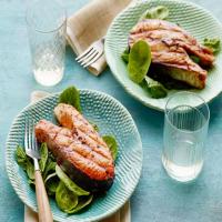 Grilled Salmon with Chinese Barbeque Sauce_image