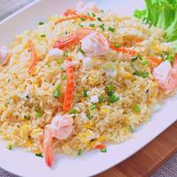 Low FODMAP Shrimp Stir-fried Rice_image