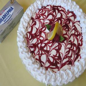 Lemon Raspberry Swirl White Chocolate Cheese Pie_image