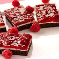 Raspberry Brownie Dessert image