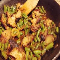 Red Curry Chicken With Snake Beans (Long Beans)_image