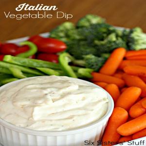 Creamy Italian Vegetable Dip Recipe_image