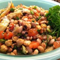 New Year Three-Bean and Artichoke Salad image