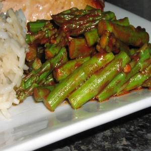 Asparagus with Spicy Sauce image