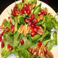Arugula Salad With Pomegranate and Toasted Pecans_image