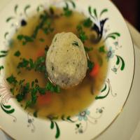 Goose-Matzo Balls With Dried Ginger and Parsley image