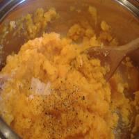 Mashed Roasted Sweet Potatoes With Parmesan_image