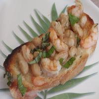 Shrimp & White Bean Bruschetta image