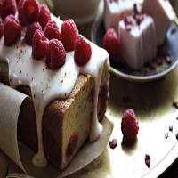 Iced Raspberry Loaf Cake image