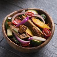 Grilled Peach Summer Salad Recipe by Tasty_image