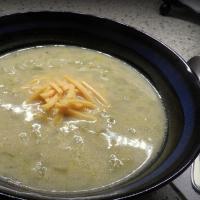 Potato Soup with Cheese and Green Chiles_image