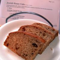 Jewish Honey Cake_image