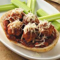 Open-Faced Meatball Sandwiches image