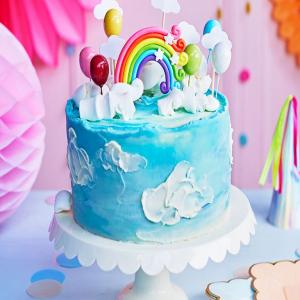 Rainbow cloud cake_image