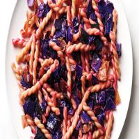 Gemelli with Red Cabbage, Beet, and Prosciutto image