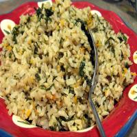 Spinach and Lemon Rice Pilaf image