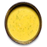 Curried Summer Squash Soup With Yuba and Cilantro_image