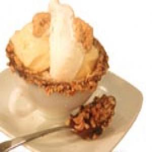 Sugared Walnut Sundaes in Chocolate Cups_image