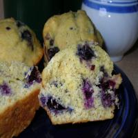 Blueberry-Ginger Corn Muffins_image