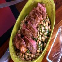 Warm White Bean and Steak Salad image