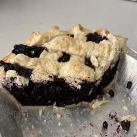 Blueberry Pie with Frozen Berries image