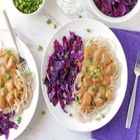 Linguine with Chicken and Peanut Sauce_image