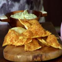 Roasted Garlic-Asiago Dip with Homemade Crackers image